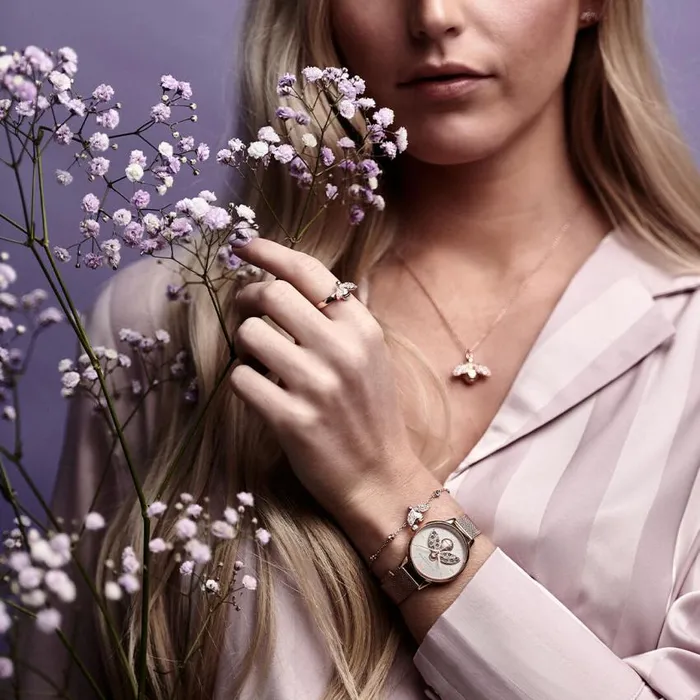 Bee Watches Women Olivia Burton Rainbow Bee Womens Watch 30mm