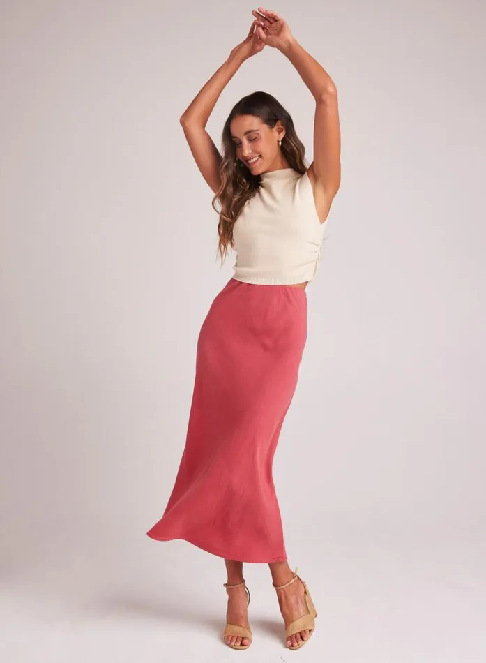 Bias Midi Skirt 8211 Riviera Red Women Bella Dahl Skirts