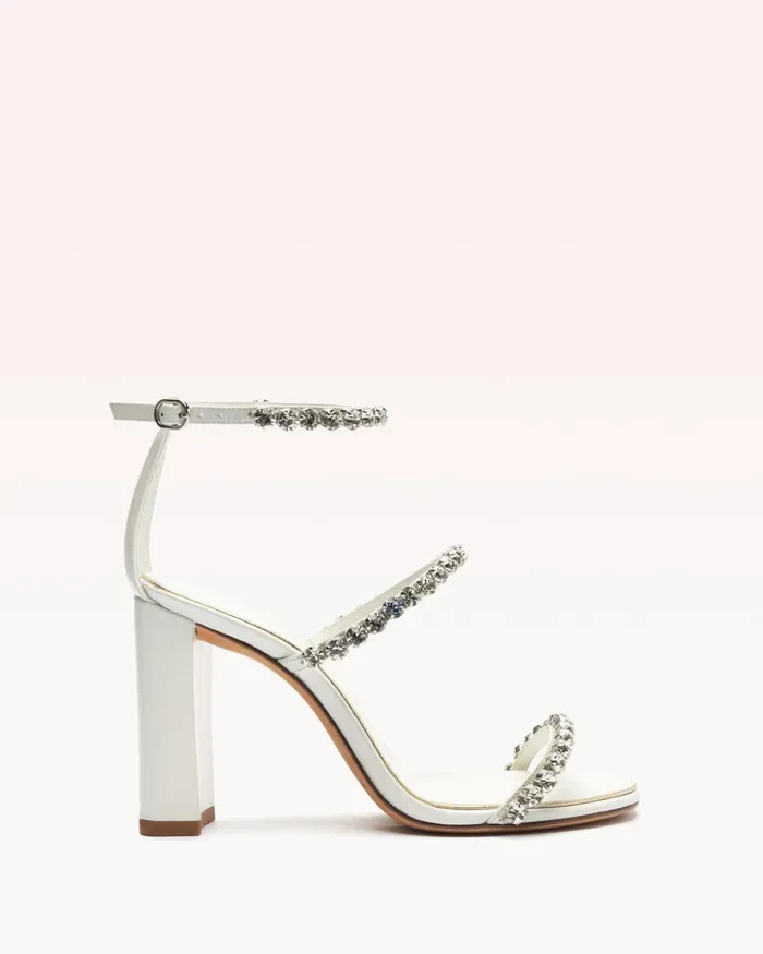 Block Heel Wedding Sandals 8211 Alexa Crystals Bridal 90 White 8211 Alexandre Birman Bridal White Women Alexandre Birman Sandals Block Heel Wedding Sandals 8211 Alexa Crystals Bridal 90 White 8211 Alexandre Birman Bridal White Women Alexandre Birman Sandals