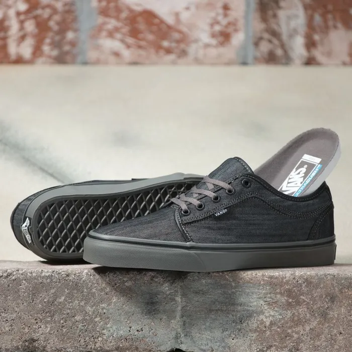 BMX Shoes Men Vans Chukka Low Denim Blackpewter