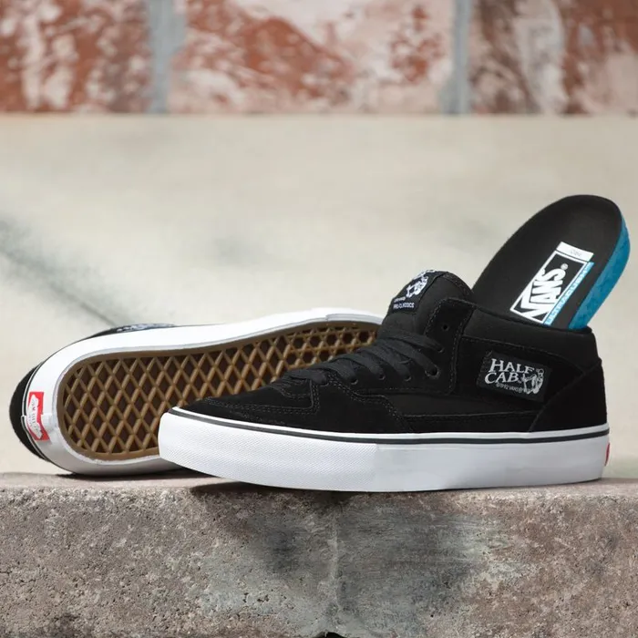 BMX Shoes Men Vans Half Cab Pro Blackblackwhite