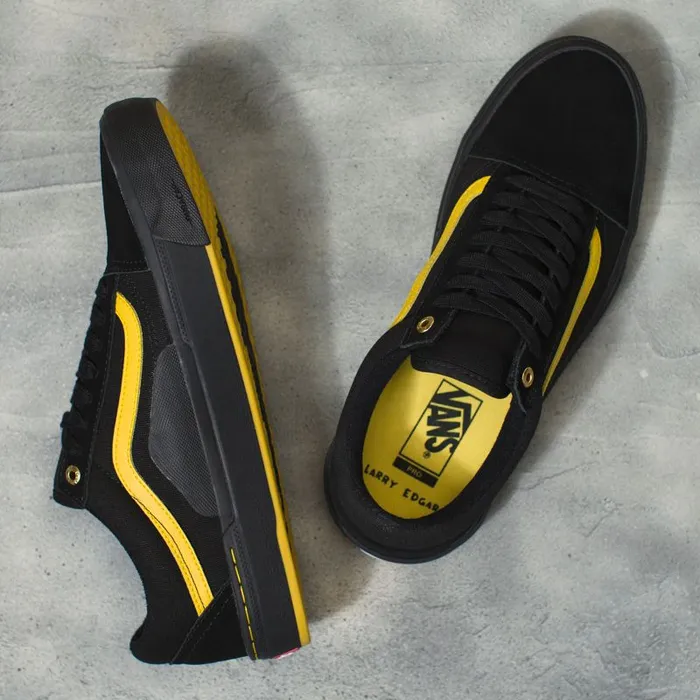 BMX Shoes Men Vans Old Skool Pro BMX Larry Edgarblackyellow