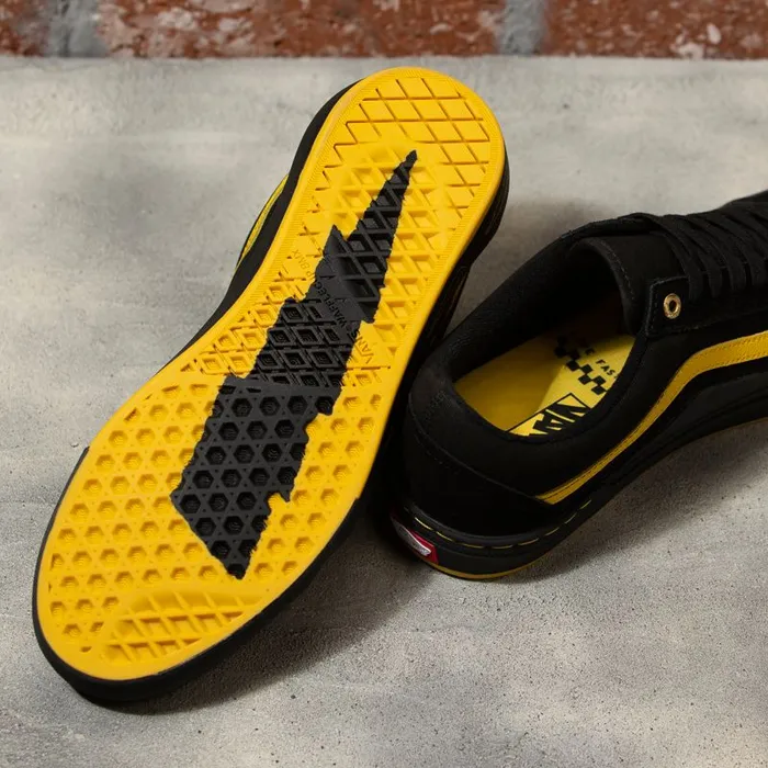 BMX Shoes Men Vans Old Skool Pro BMX Larry Edgarblackyellow