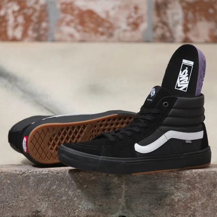 BMX Shoes Men Vans Sk8Hi Pro BMX Blackwhite