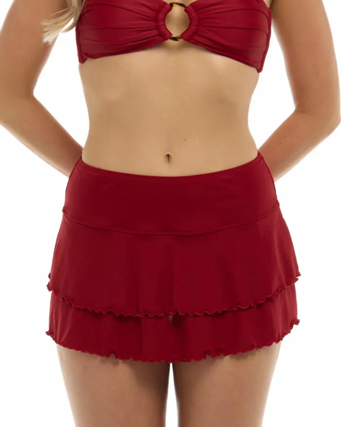 Body Glove CoverUps Smoothies Lambada CoverUp Skirt 8211 Cranberry 8211 Women Body Glove CoverUps Smoothies Lambada CoverUp Skirt 8211 Cranberry 8211 Women