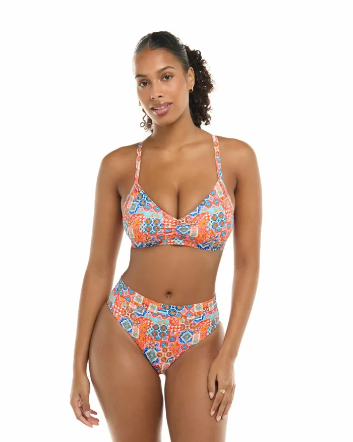Body Glove DF Cup Tops Festive Drew DF Cup Swim Top 8211 Apricot 8211 Women