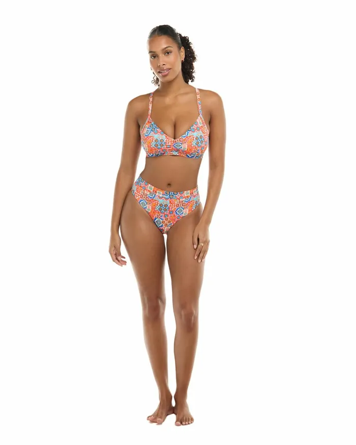 Body Glove DF Cup Tops Festive Drew DF Cup Swim Top 8211 Apricot 8211 Women