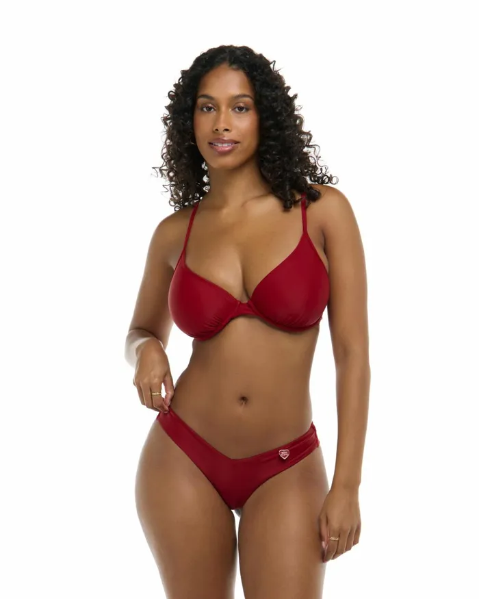 Body Glove DF Cup Tops Smoothies Solo DF Cup Bikini Top 8211 Cranberry 8211 Women Body Glove DF Cup Tops Smoothies Solo DF Cup Bikini Top 8211 Cranberry 8211 Women