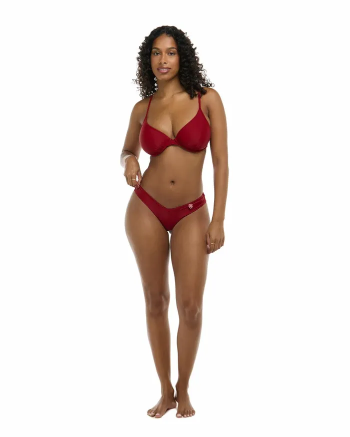 Body Glove DF Cup Tops Smoothies Solo DF Cup Bikini Top 8211 Cranberry 8211 Women