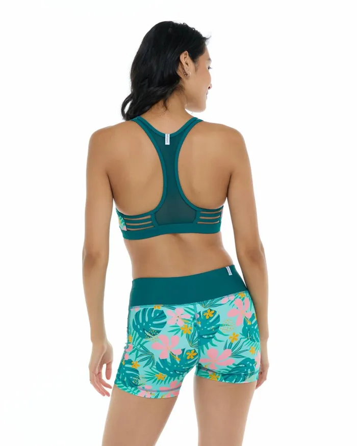 Body Glove Gym To Swim Flor Nove Equalizer Sports Bra 8211 Flor Nove Sea Mist 8211 Women