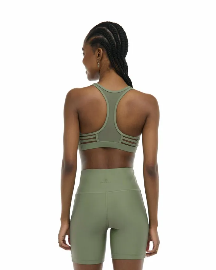 Body Glove Gym To Swim Smoothies Equalizer CrossOver Sports Bra 8211 Cactus 8211 Women