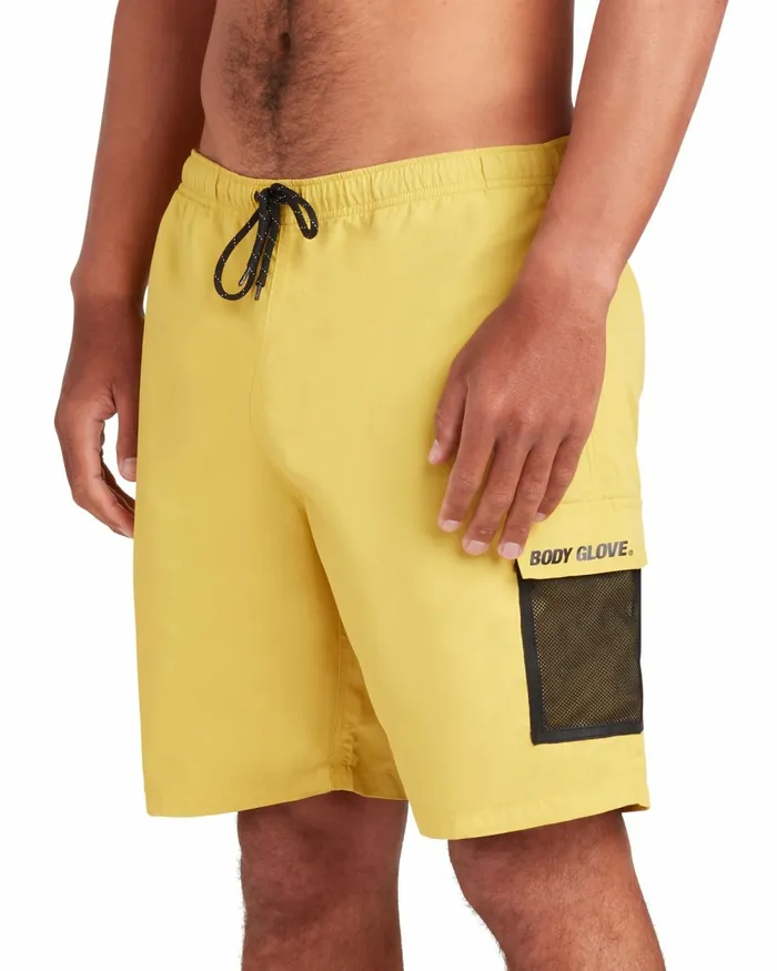 Body Glove Hybrid Shorts Cargo Trail Shorts 8211 Chartreuse 8211 Men