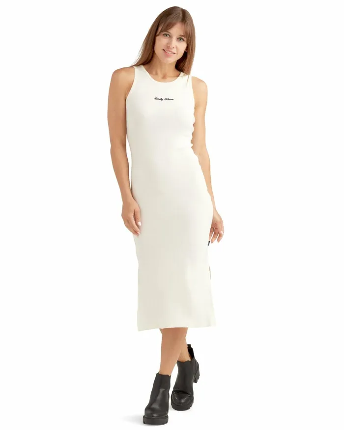 Body Glove New Arrivals Creamsicle Side Slit Ribbed Dress 8211 Cream 8211 Women