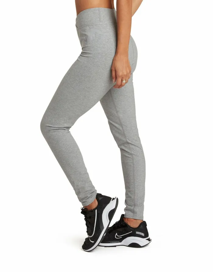 Body Glove New Arrivals Say It Aint So High Waisted Legging 8211 Heather Grey 8211 Women