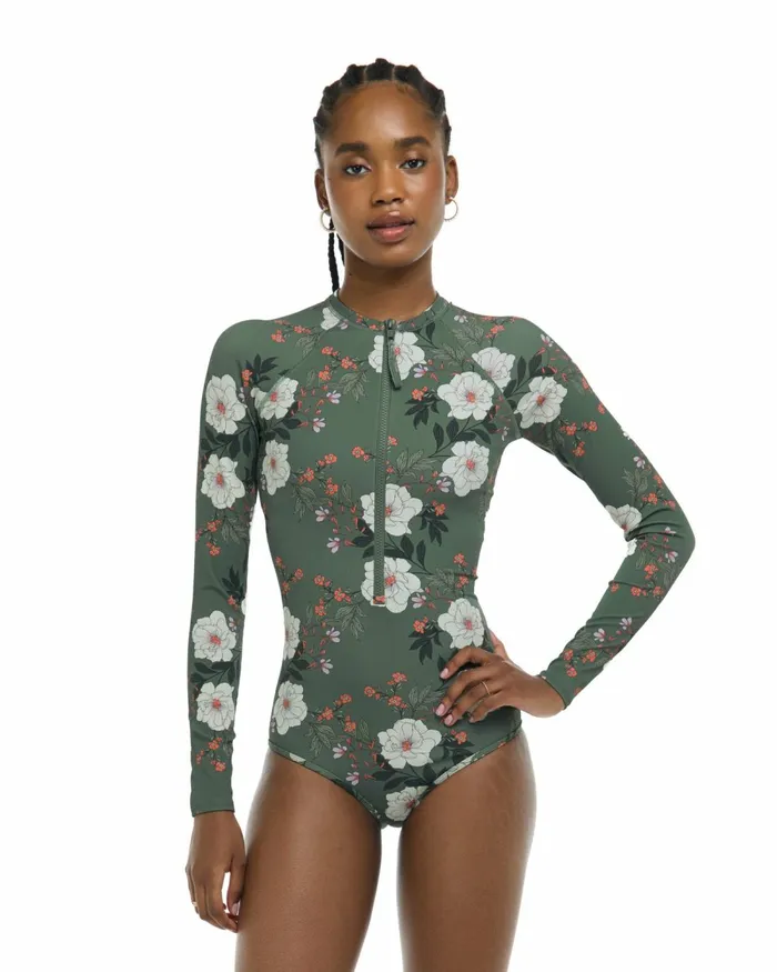 Body Glove OnePieces Aurora Chanel OnePiece Swimsuit 8211 Saguaro 8211 Women