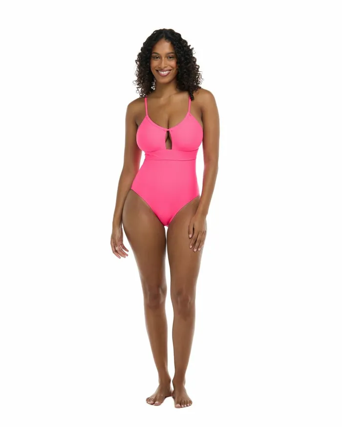 Body Glove OnePieces Smoothies Jessica OnePiece Tank DDD Cup 8211 Bubble Gum 8211 Women
