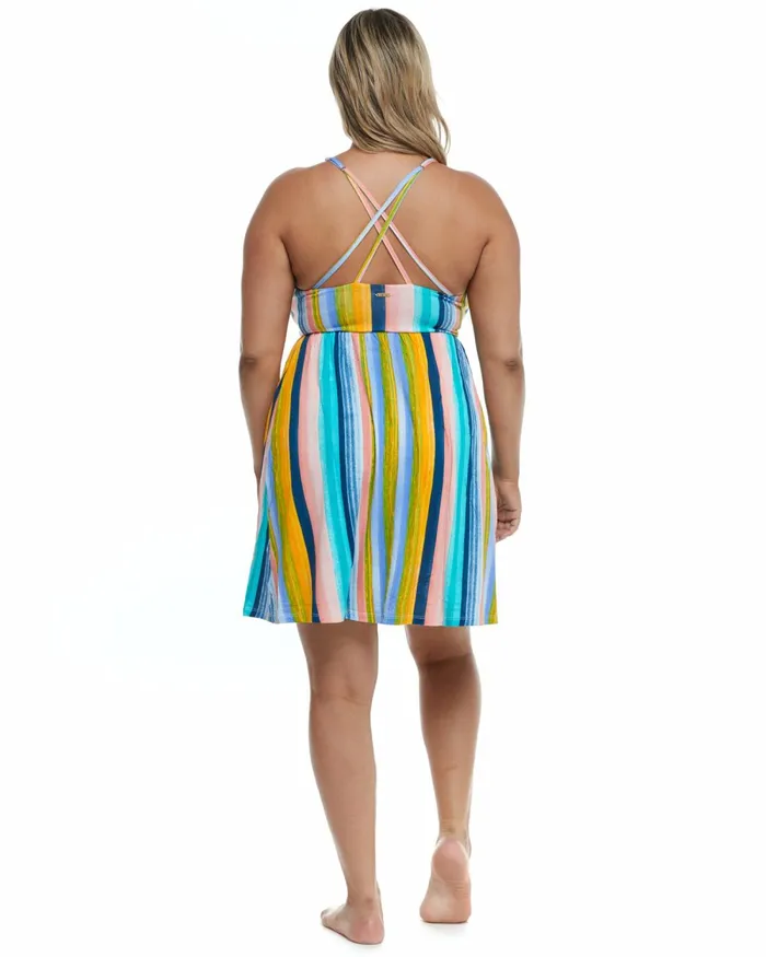 Body Glove Plus Size Swimwear Havana Nights Plus Size Ivy CoverUp Dress 8211 Combo Multi 8211 Women