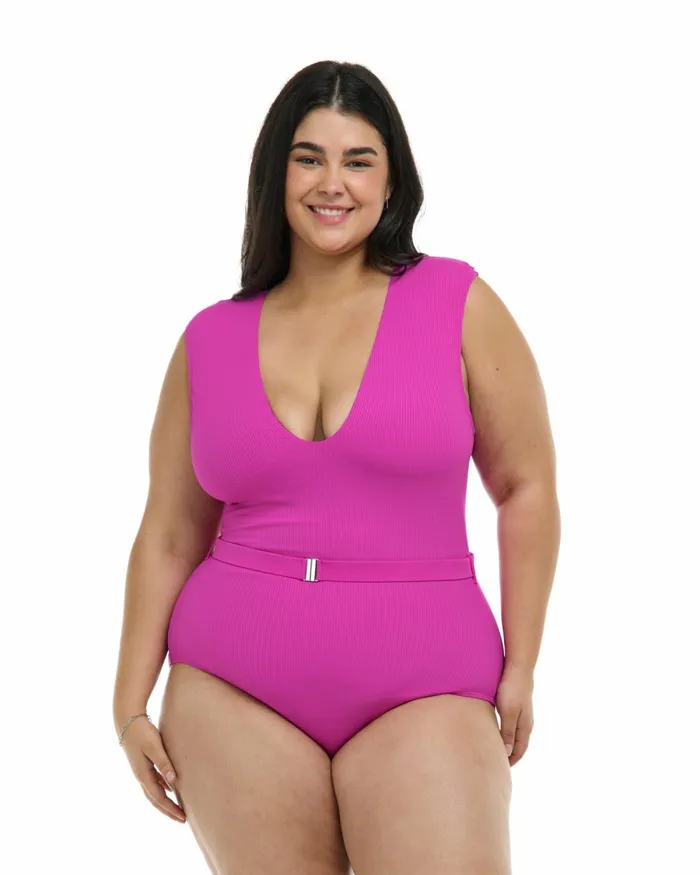 Body Glove Plus Size Swimwear Ibiza Ezry Plus Size OnePiece Swimsuit 8211 Fuchsia 8211 Women