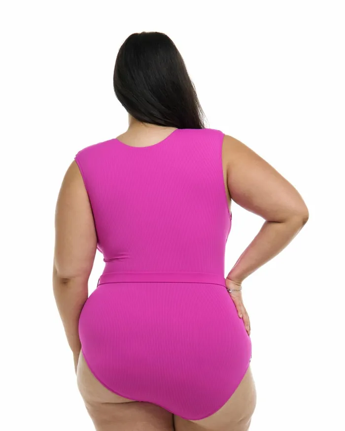 Body Glove Plus Size Swimwear Ibiza Ezry Plus Size OnePiece Swimsuit 8211 Fuchsia 8211 Women