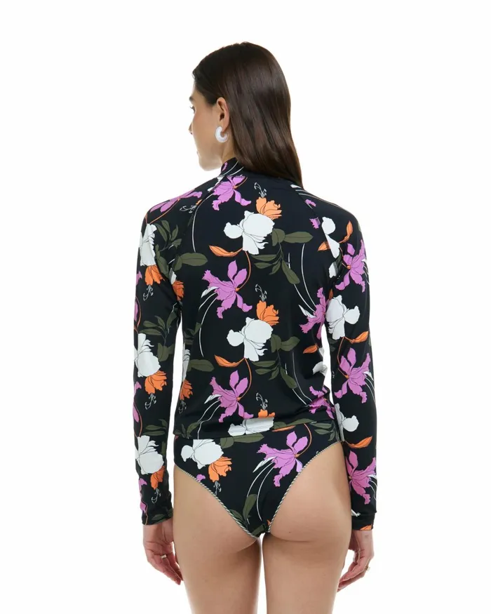 Body Glove Rash Guards Sun Protection Dreamy Raelynn Long Sleeve Rashguard 8211 Black Dreamy 8211 Women