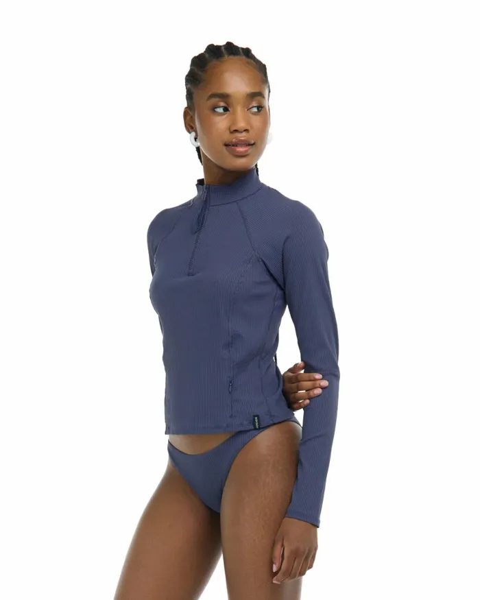 Body Glove Rash Guards Sun Protection Ibiza Raelynn Long Sleeve Rashguard 8211 Dusk 8211 Women