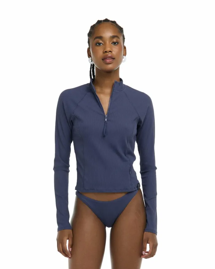 Body Glove Rash Guards Sun Protection Ibiza Raelynn Long Sleeve Rashguard 8211 Dusk 8211 Women