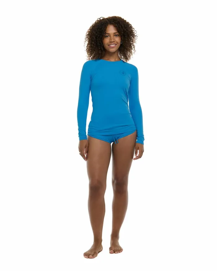 Body Glove Rash Guards Sun Protection Smoothies Sleek Long Sleeve Rashguard 8211 Wave 8211 Women
