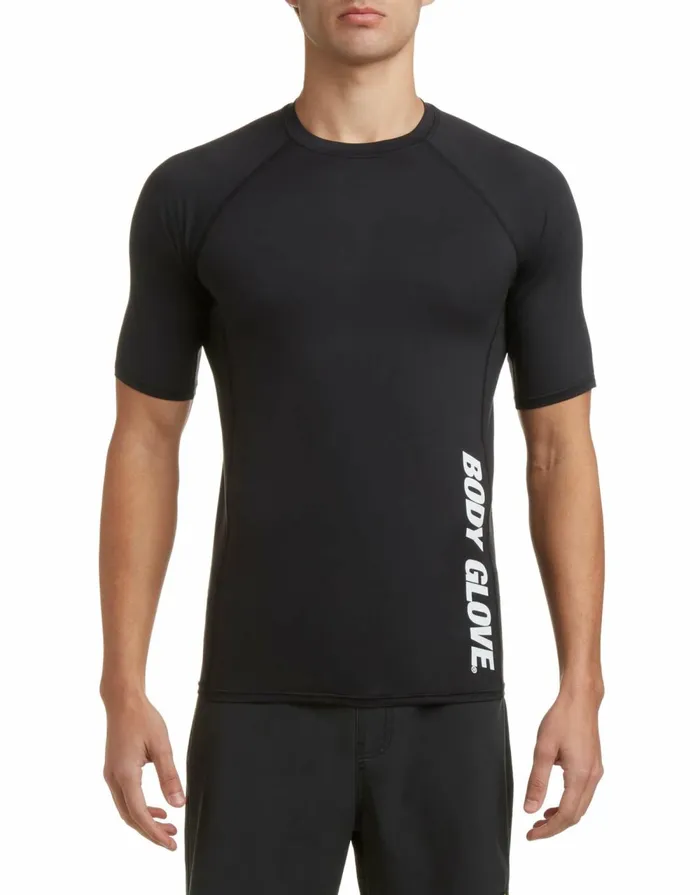 Body Glove Sun Protection Catalina UPF ShortSleeve Sun Shirt 8211 Black 8211 Men