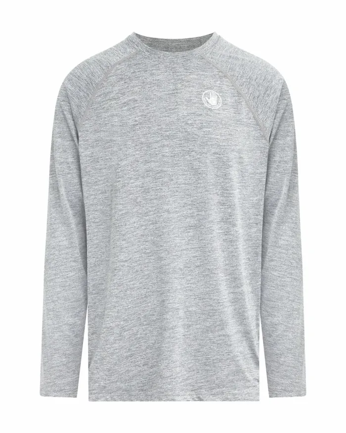 Body Glove Sun Protection LongSleeved Raglan UPF 50 TShirt 8211 Ash 8211 Men