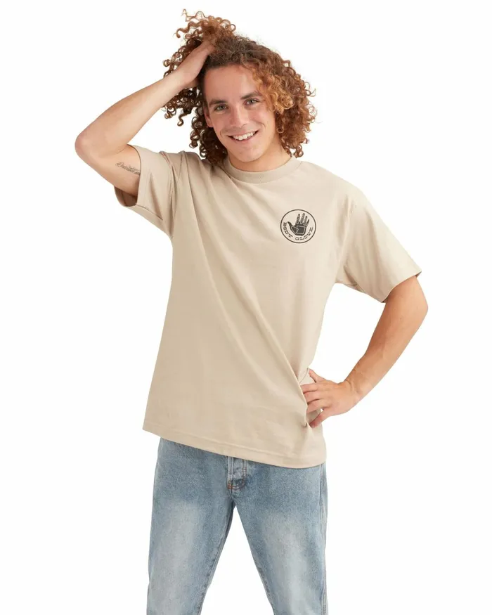 Body Glove TShirts Heritage ShortSleeved TShirt 8211 Sand 8211 Men