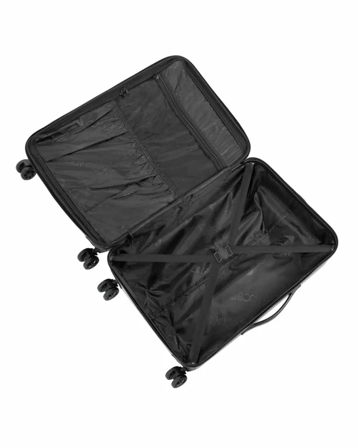 Body Glove Travel Luggage Redondo 3Piece Hardside Spinner Luggage Set 8211 Charcoal Haze 8211 Accessories
