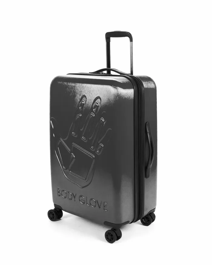 Body Glove Travel Luggage Redondo 3Piece Hardside Spinner Luggage Set 8211 Charcoal Haze 8211 Accessories