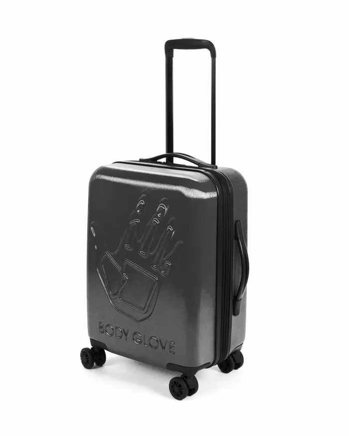 Body Glove Travel Luggage Redondo 3Piece Hardside Spinner Luggage Set 8211 Charcoal Haze 8211 Accessories