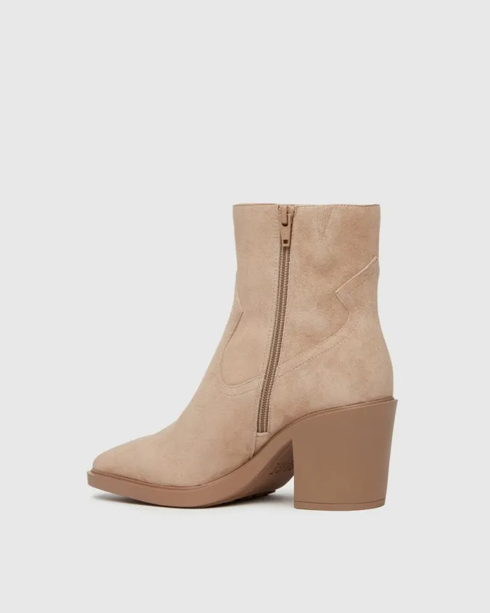 Boots Women PAIGE Glenn Boot 8211 Light Tan Suede Boots Women PAIGE Glenn Boot 8211 Light Tan Suede