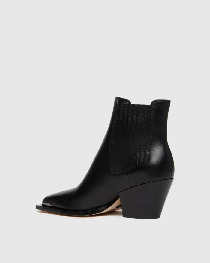Boots Women PAIGE Lyra Boot 8211 Black Leather Boots Women PAIGE Lyra Boot 8211 Black Leather