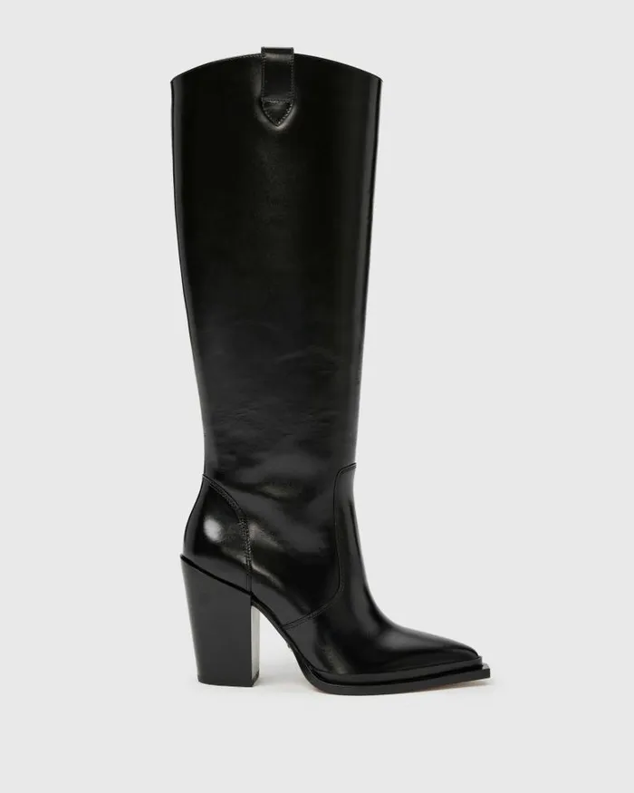 Boots Women PAIGE Pacey Boot 8211 Black Leather