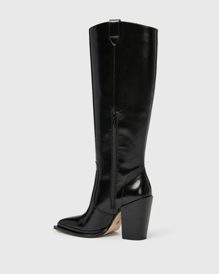 Boots Women PAIGE Pacey Boot 8211 Black Leather Boots Women PAIGE Pacey Boot 8211 Black Leather