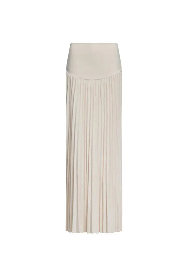 Bottoms Women Lioness Fashion FIELD OF DREAMS MAXI SKIRT Ivory Bottoms Women Lioness Fashion FIELD OF DREAMS MAXI SKIRT Ivory