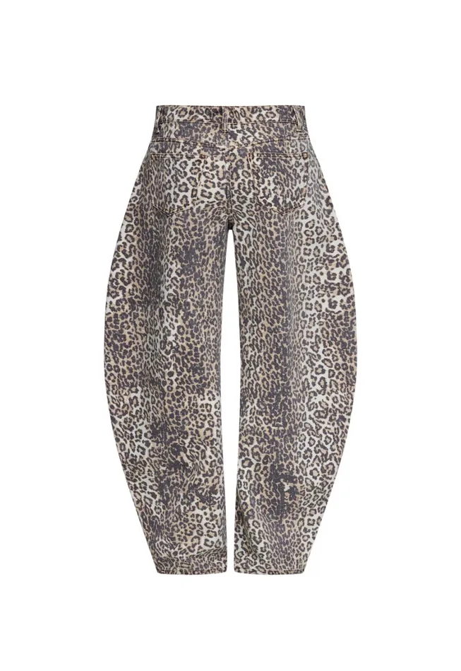 Bottoms Women Lioness Fashion HORSESHOE JEAN Leopard Fade Bottoms Women Lioness Fashion HORSESHOE JEAN Leopard Fade