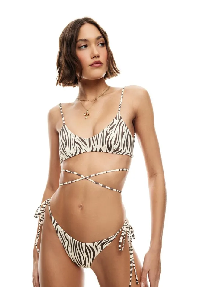 Bottoms Women Lioness Fashion RIO TIE BOTTOM Zebra