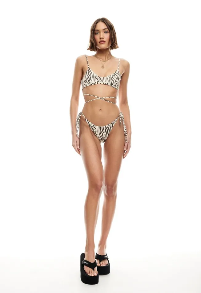 Bottoms Women Lioness Fashion RIO TIE BOTTOM Zebra