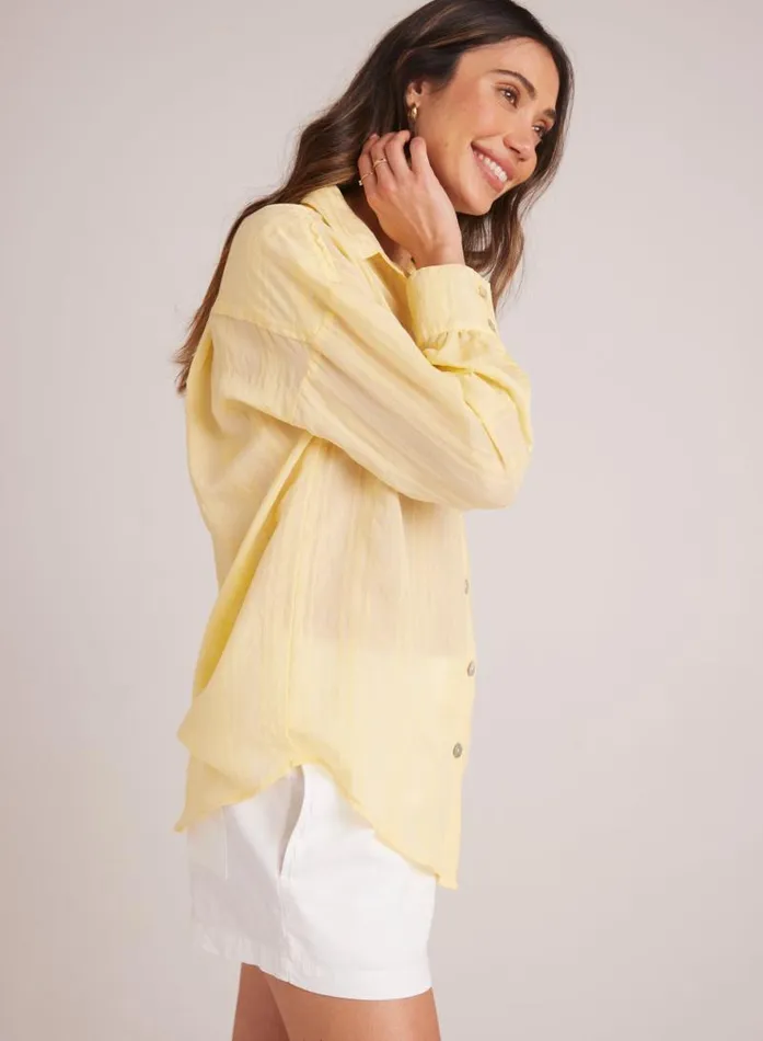 Boyfriend Button Down 8211 Citron Yellow Women Bella Dahl Button Down Boyfriend Button Down 8211 Citron Yellow Women Bella Dahl Button Down