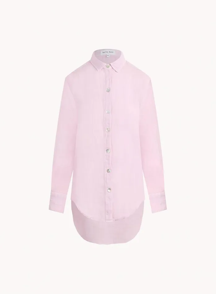 Boyfriend Button Down 8211 Light Orchid Women Bella Dahl Long Sleeve
