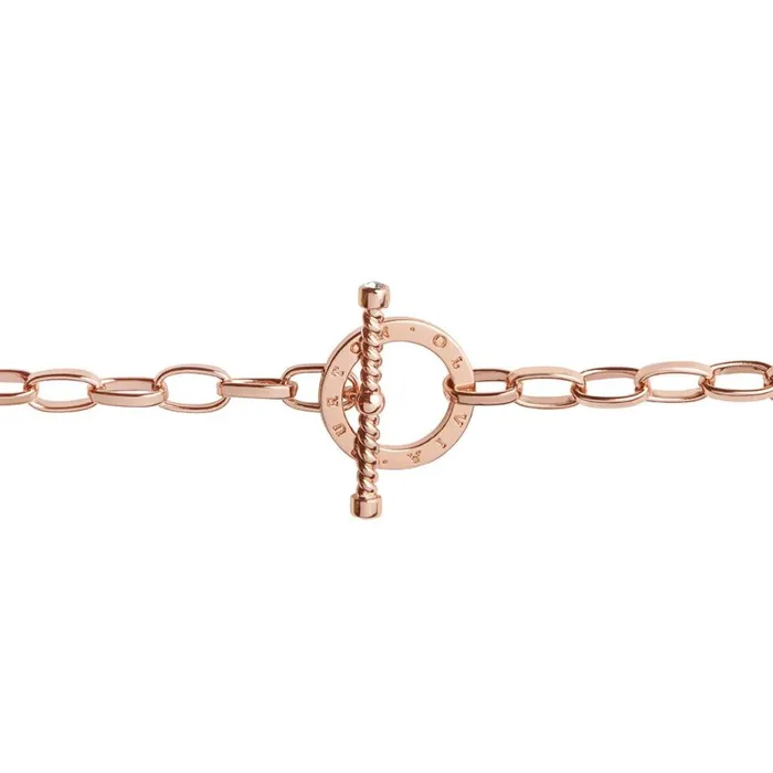 Bracelets Women Olivia Burton Bejewelled TBar Bracelet Rose Gold