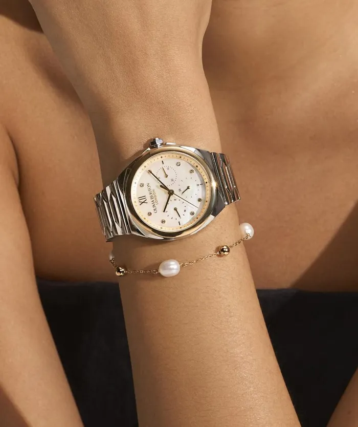 Bracelets Women Olivia Burton By The Sea Pearl Gold Plated Bracelet