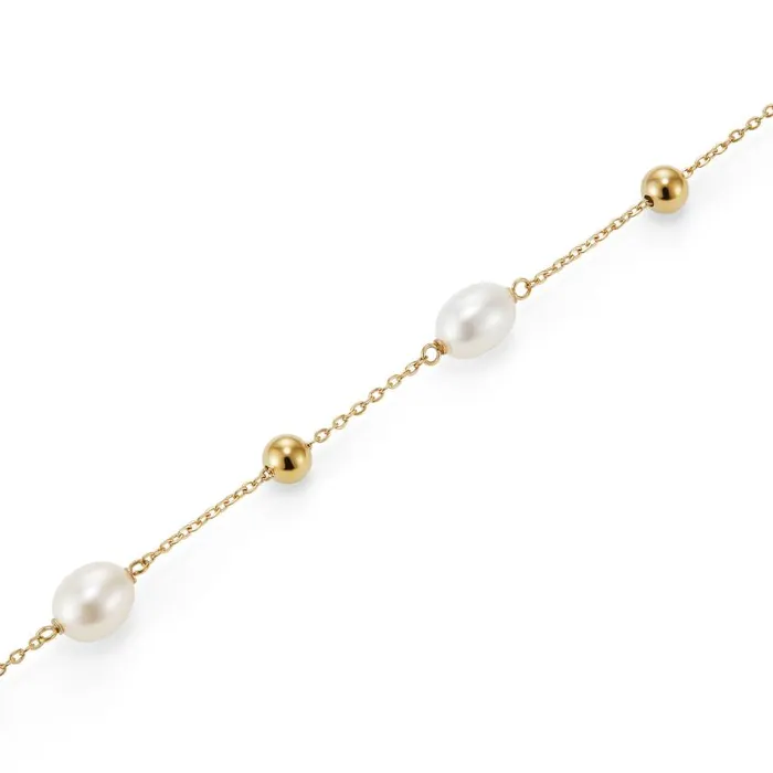 Bracelets Women Olivia Burton By The Sea Pearl Gold Plated Bracelet