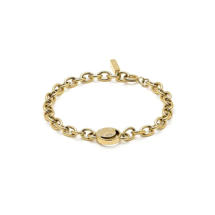 Bracelets Women Olivia Burton Celestial Sun Gold Plated Bracelet