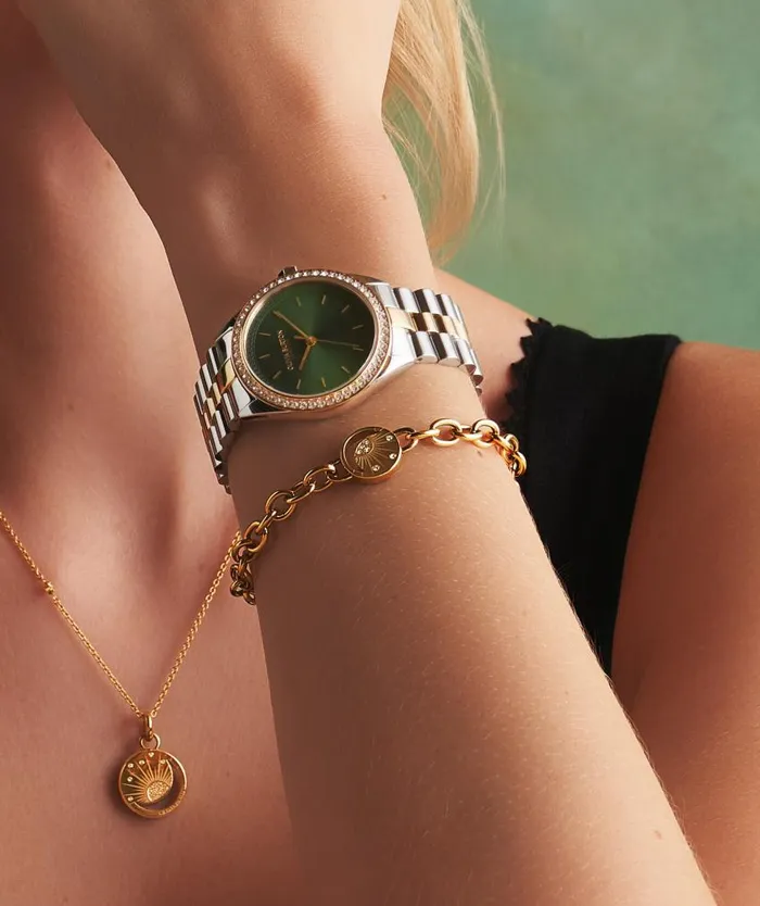 Bracelets Women Olivia Burton Celestial Sun Gold Plated Bracelet
