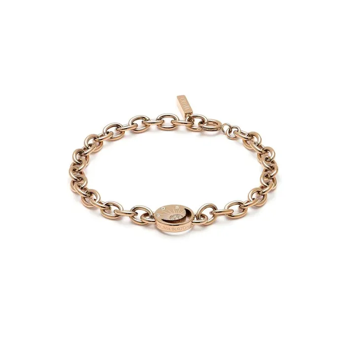 Bracelets Women Olivia Burton Celestial Sun Rose Gold Plated Bracelet
