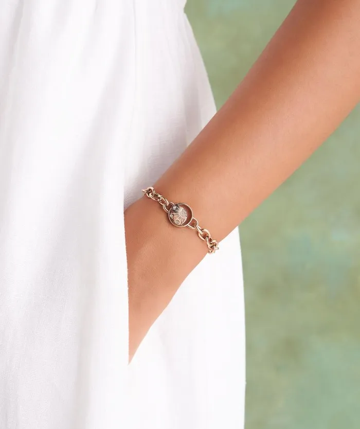 Bracelets Women Olivia Burton Celestial Sun Rose Gold Plated Bracelet